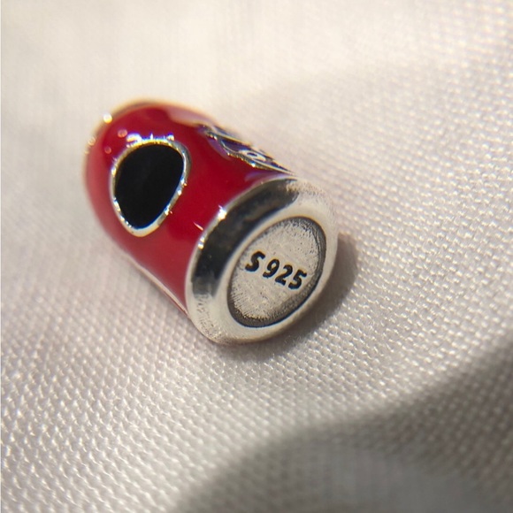 Sterling Silver Coca-Cola Cola Charm, fits Pandora - Picture 7 of 9